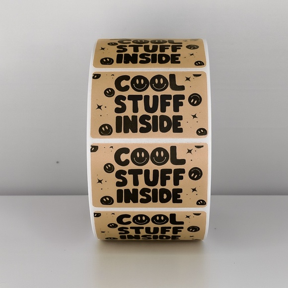 📦 "Cool Stuff Inside" Stickers for Packages | Customer Experience Labels - Picture 11 of 11